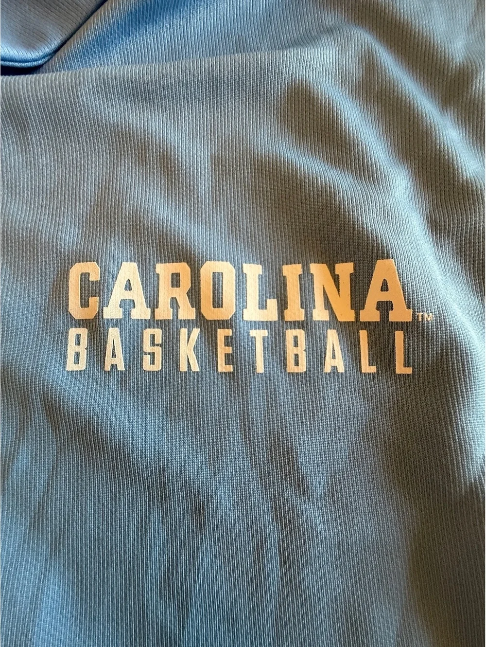 Jordan Carolina Basketball Light Blue Dri-Fit Polo Shirt XXL